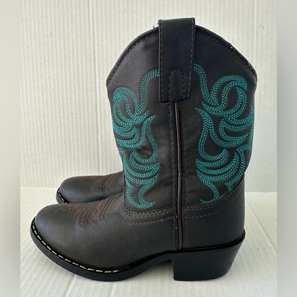 Smoky Mountain Kids Monterey Series Youth Western Boots Size 12 - Picture 4 of 14